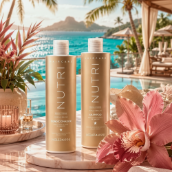 Champú 450 ml + Acondicionador 440 ml Nutri Haircare Jacques Janine Brasil nutrición e hidratación