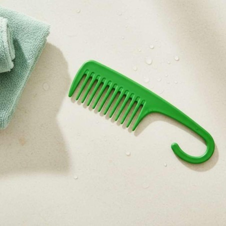: Peine con Gancho Especial Ducha Verde Perfect Beauty | Peine Desenredante