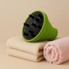 Difusor Plegable Verde Silicona | Universal, Compacto y Antiencrespamiento