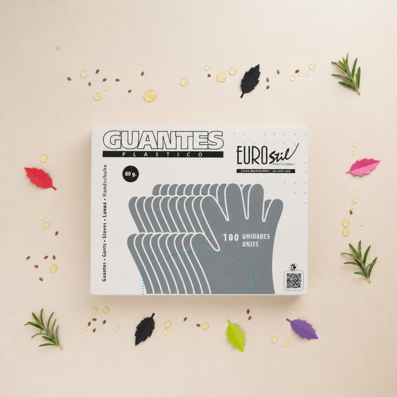 Caja de Guantes para Tinte Eurostil Profesional
