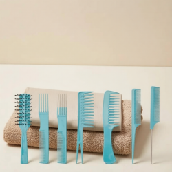 Estuche 7 Peines Bifull Peluquería Profesional