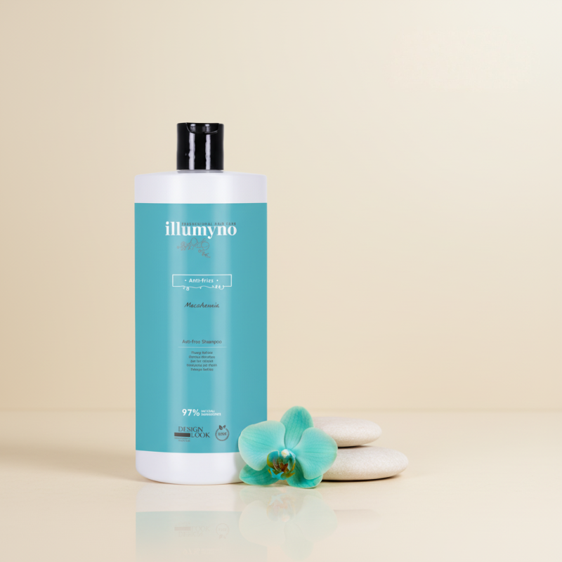 Champú Anti Frizz Illumyno Argán y Tsubaki 1000ml | Control Encrespamiento