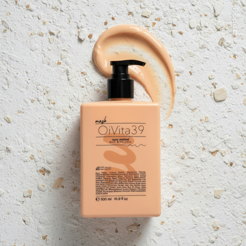 Mascarilla Curly Oivita 39 500 ml Hidratación Nutrición y Suavidad Capilar