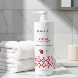Crema Suavizante Fresa 1 L Acondicionador Capilar