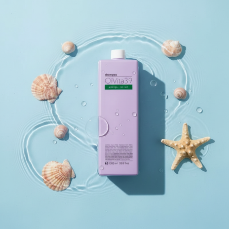 Champú Anti-Rojo Oivita 39 1 L Matizador Para Cabello Castaño Oscuro