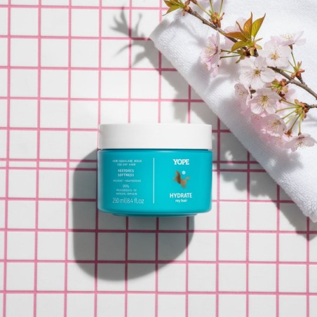 Mascarilla Capilar Natural HYDRATE my hair YOPE | Hidratación Profunda para Cabellos Secos