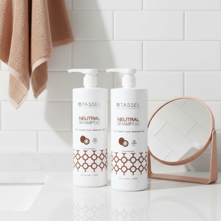 Pack Champú Aroma Coco Tassel  Neutro Diario 1L | Limpieza y cuidado diario