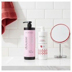 Pack Champú Neutro Fresa Dousse + Crema Suavizante Fresa 1L Tassel | Cuidado Capilar