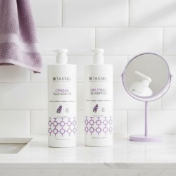 Pack Champú y Crema Lavanda Neutro 1 L. Tassel | Cuidado Capilar