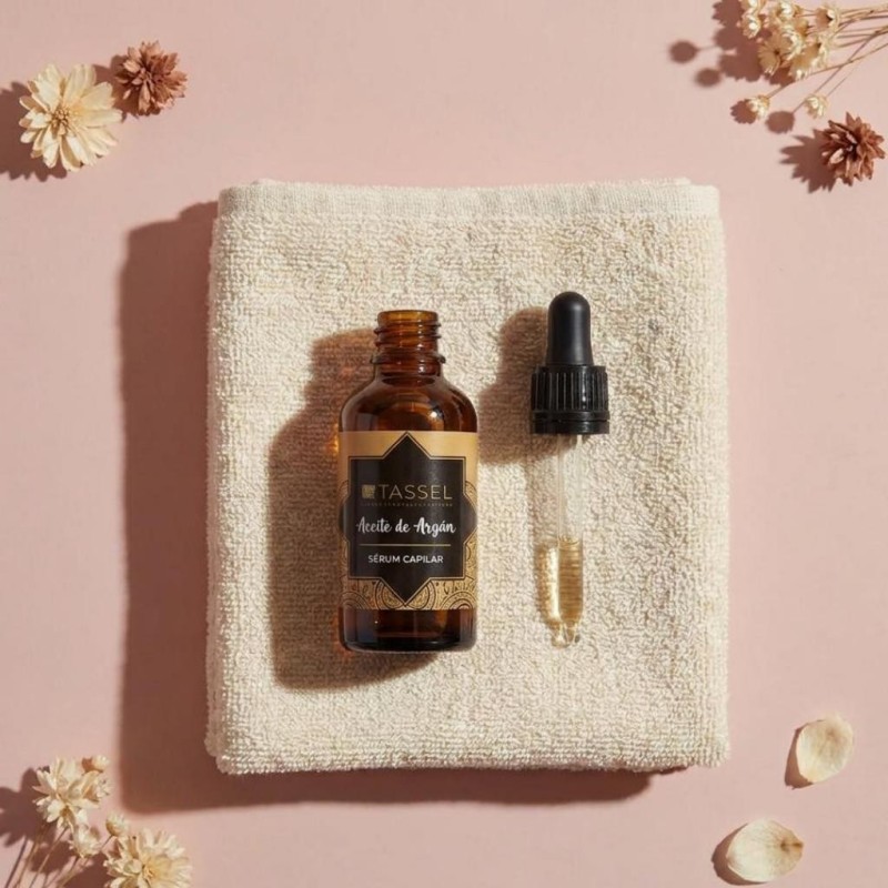 Sérum Capilar Línea Argán 50 ml. Tassel | Reparación y Control del Encrespamiento