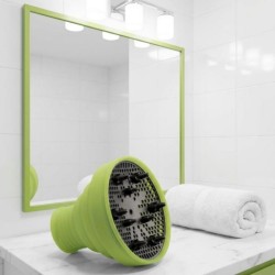 Difusor Plegable Verde de Silicona Eurostil | Universal para Secador