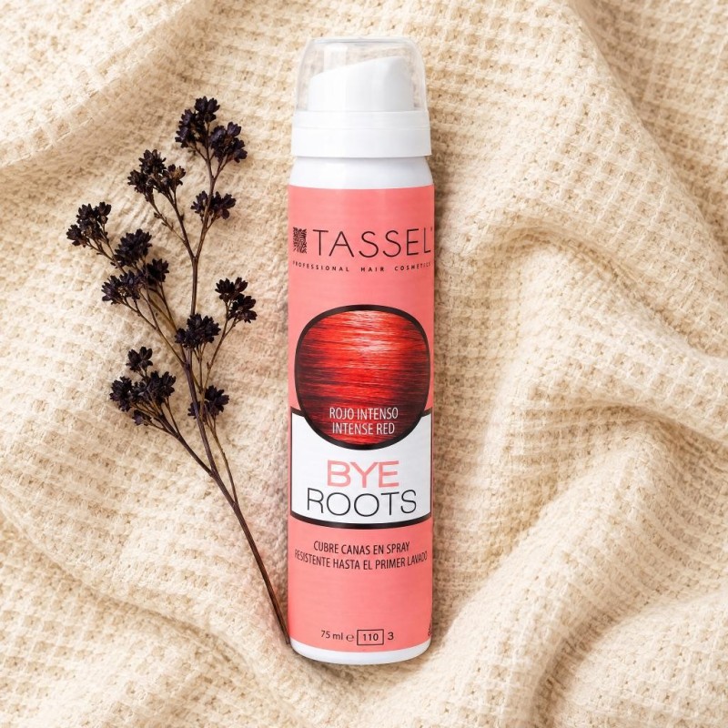 Retoca-Raíces Rojo Intenso 75 ml. Tassel | Coloración Temporal en Spray