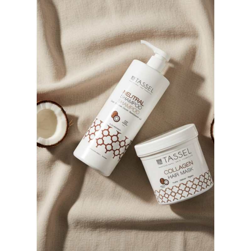 Champú Neutro Coco 1L | Uso Diario pH 5,5 para Todo Tipo de Cabello