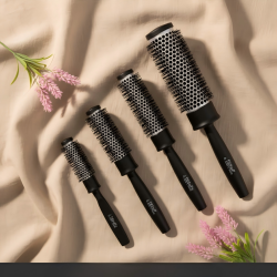 Cepillo Térmico Mango Plástico 24 mm | Cepillo Profesional de Peinado