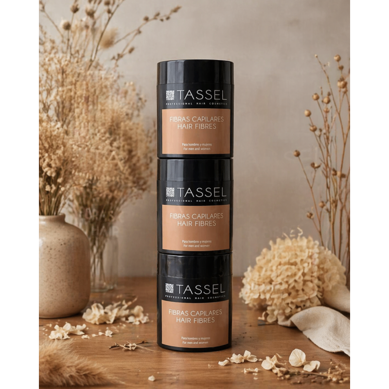 Fibra Capilar Castaño Oscuro 22 g | Disimula Zonas con Poco Cabello