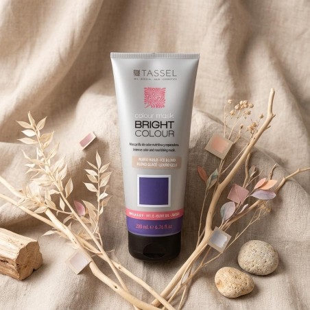 Tassel Bright Colour Mascarilla Color Rubio Hielo 200 ml | Matiz Frío y Brillo