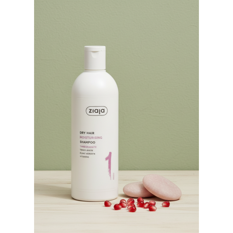 Pack Ziaja Granada Champú + Mascarilla Hidratante 350 ml | Cabello Seco