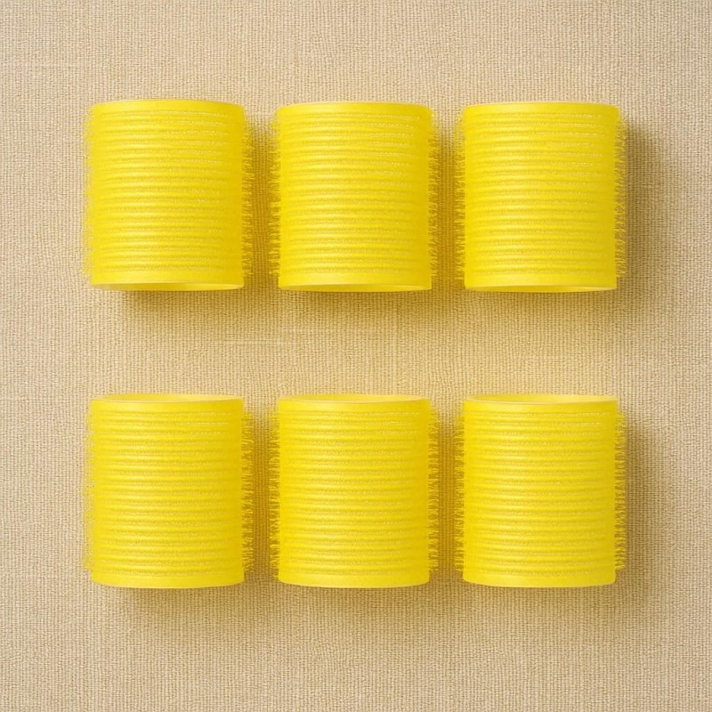 Rulos Velcro 6 Unidades 66 mm Ø x 63 mm | Volumen y Peinado