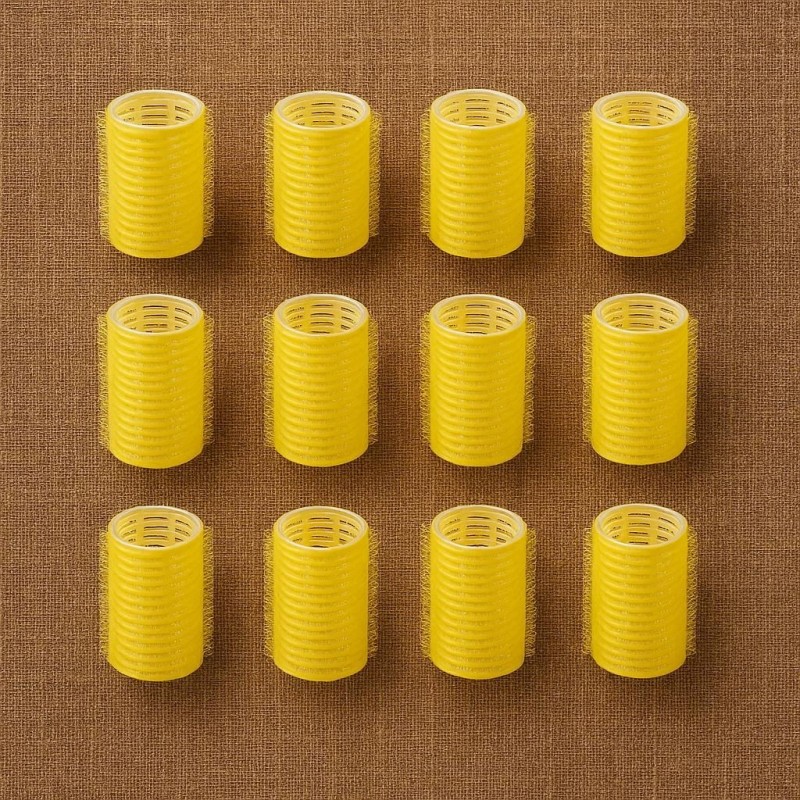 Rulos Velcro 32 mm 12 Unidades | Volumen y Peinado sin Calor