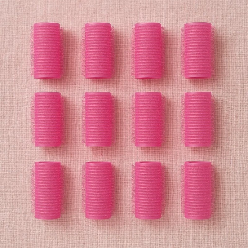 Rulos Velcro 24 mm 12 Unidades | Definición y Volumen sin Calor