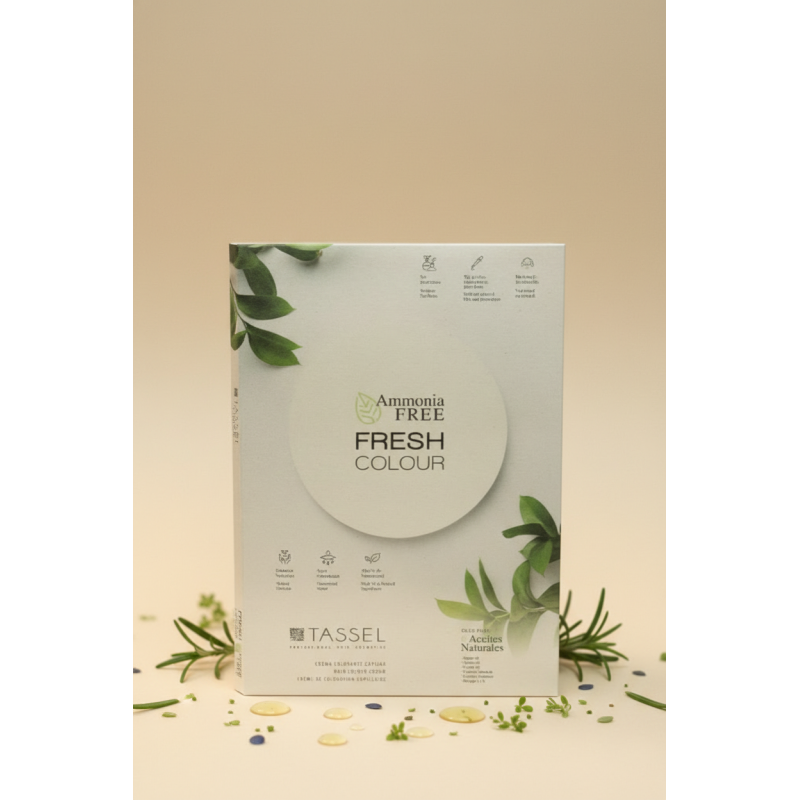 Fresh Colour Nº4 Castaño Medio Sin Amoniaco | Color Natural y Brillo