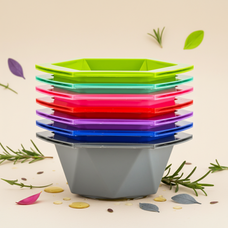 Bowls de Tinte Hexa 7 Colores Perfect Beauty | Bol de Mezcla Peluquería
