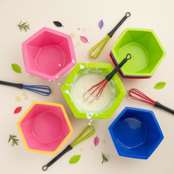 Bowls de Tinte Hexa 7 Colores Perfect Beauty | Bol de Mezcla Peluquería