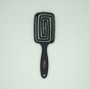 Maze Negro Cepillo Esqueleto Flexible Para Cabello Brillo y Suavidad